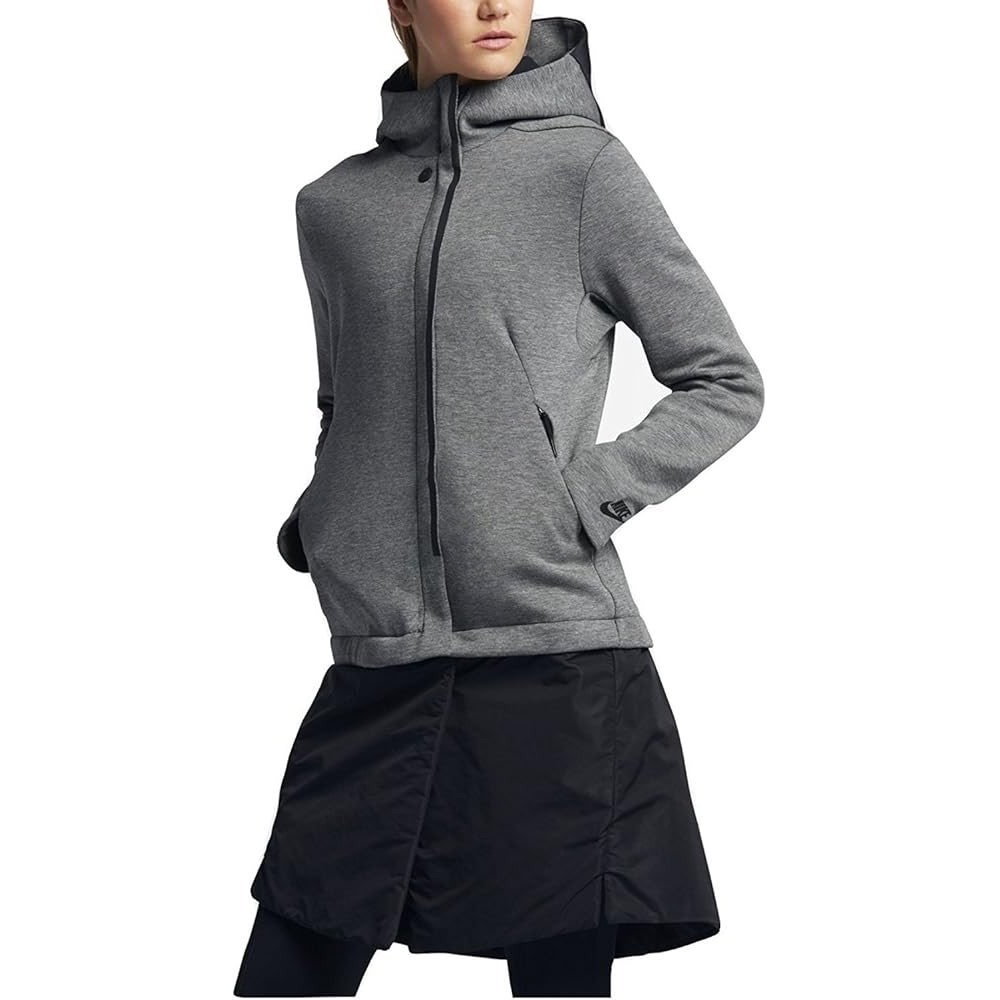 Nike Tech Fleece Women's Longline‎ Hoodie Jacket Convertible Zip Off XL